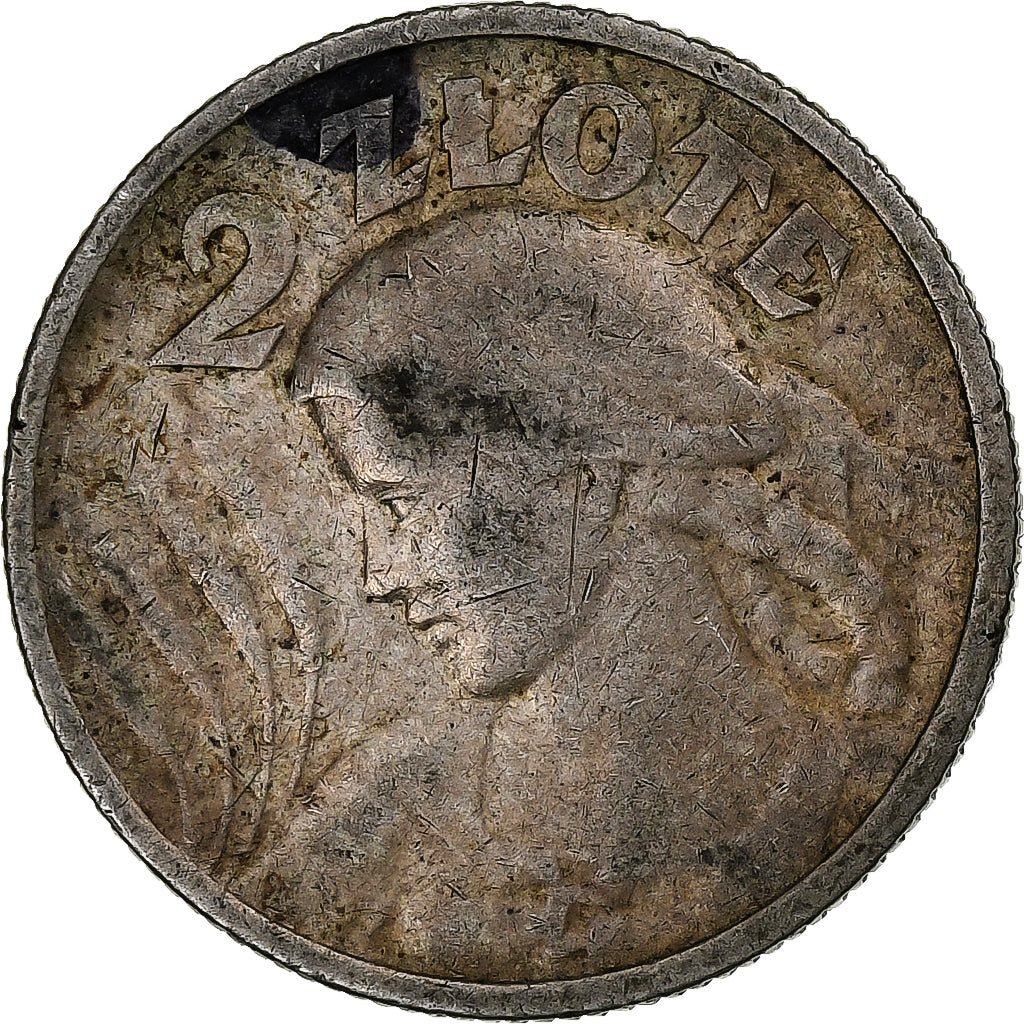 Polen, 2 Zlote, 1924, Paris, Silber, S+, KM:16