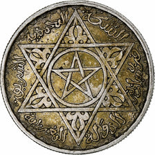Morocco, Mohammed V, 100 Francs, 1953, Paris, Silver, EF(40-45), KM:52