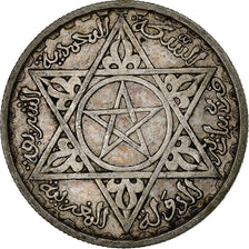 Morocco, Mohammed V, 100 Francs, 1953, Paris, Silver, EF(40-45), KM:52