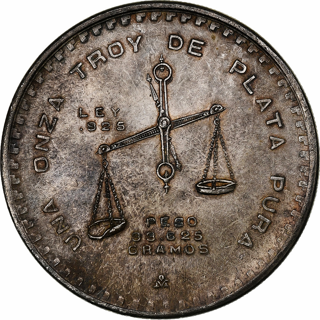 Mexique, Onza, 1980, Mexico City, Argent, SPL, KM:M49b.5