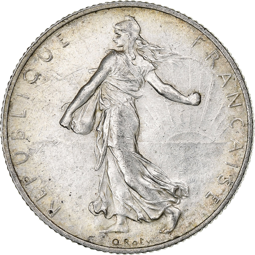 Francia, 2 Francs, Semeuse, 1915, Paris, Argento, SPL-, Le Franc:F.266, KM:845.1