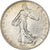 França, 2 Francs, Semeuse, 1915, Paris, Prata, AU(55-58), Le Franc:F.266