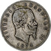 Italie, Vittorio Emanuele II, 5 Lire, 1874, Milan, Argent, TTB, KM:8.3