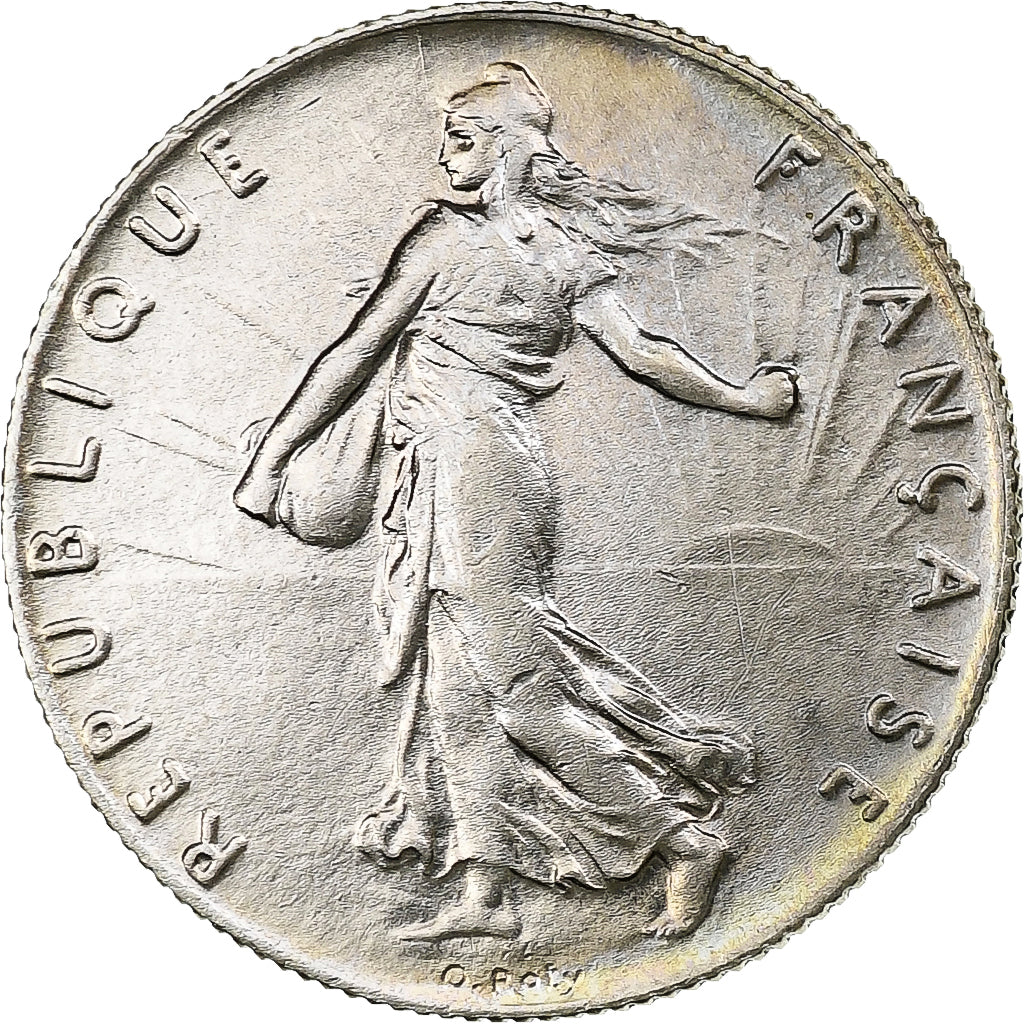 France, 50 Centimes, Semeuse, 1902, Paris, Silver, AU(50-53), Gadoury:420