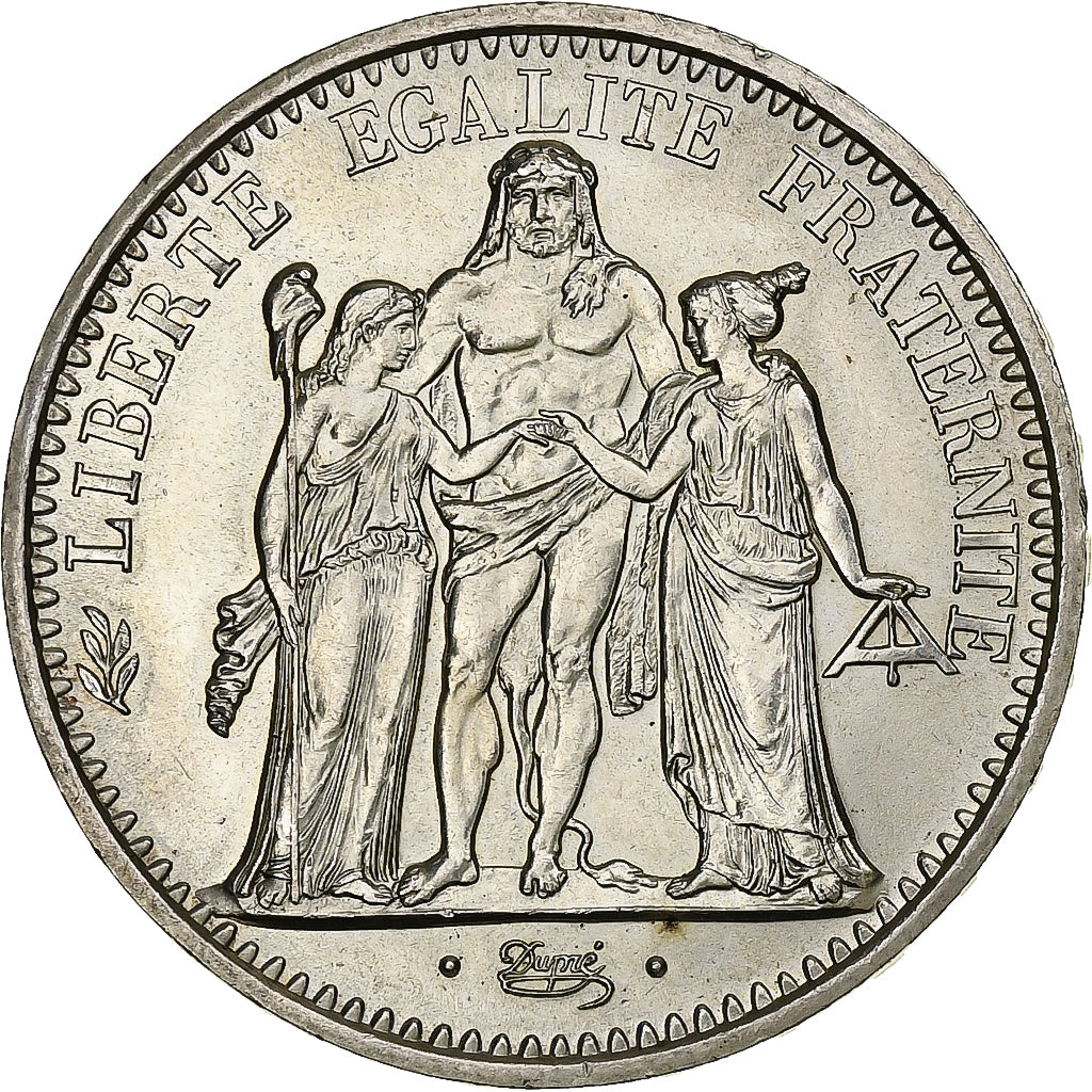 France, 10 Francs, Hercule, 1972, Paris, Silver, MS(60-62), Gadoury:813, KM:932