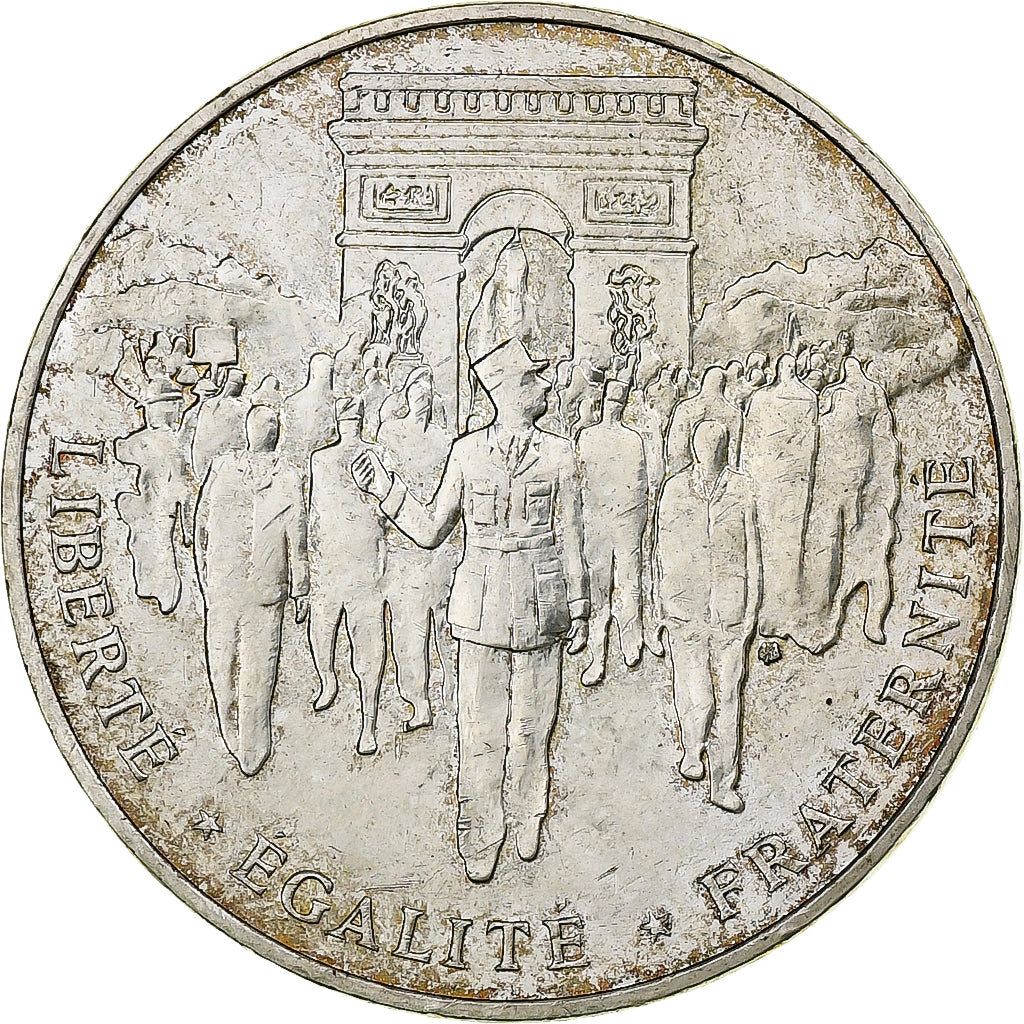 Frankreich, 100 Francs, Libération de Paris, 1994, Silber, SS+, Gadoury:924
