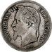 France, Napoléon III, 2 Francs, Napoléon III, 1866, Strasbourg, Argent, TB