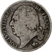 Francja, Louis XVIII, Franc, Louis XVIII, 1824, Paris, Srebro, VF(30-35)