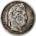 França, 25 Centimes, Louis-Philippe, 1845, Rouen, Prata, AU(50-53)