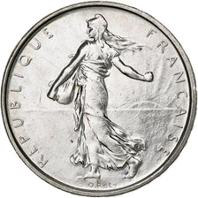 France, 5 Francs, Semeuse, 1962, Silver, MS(64), Gadoury:770, KM:926