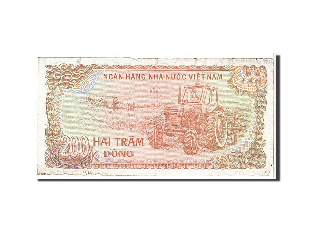 Billet, Viet Nam, 200 Dông, 1987, TB