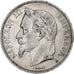 France, Napoleon III, 5 Francs, 1867, Paris, Silver, VF(20-25), KM:799.1