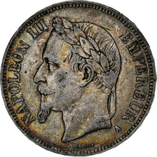 France, Napoleon III, 5 Francs, 1867, Paris, Silver, VF(30-35), KM:799.1