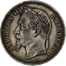 France, Napoléon III, 5 Francs, 1868, Strasbourg, Argent, TB+, Gadoury:739