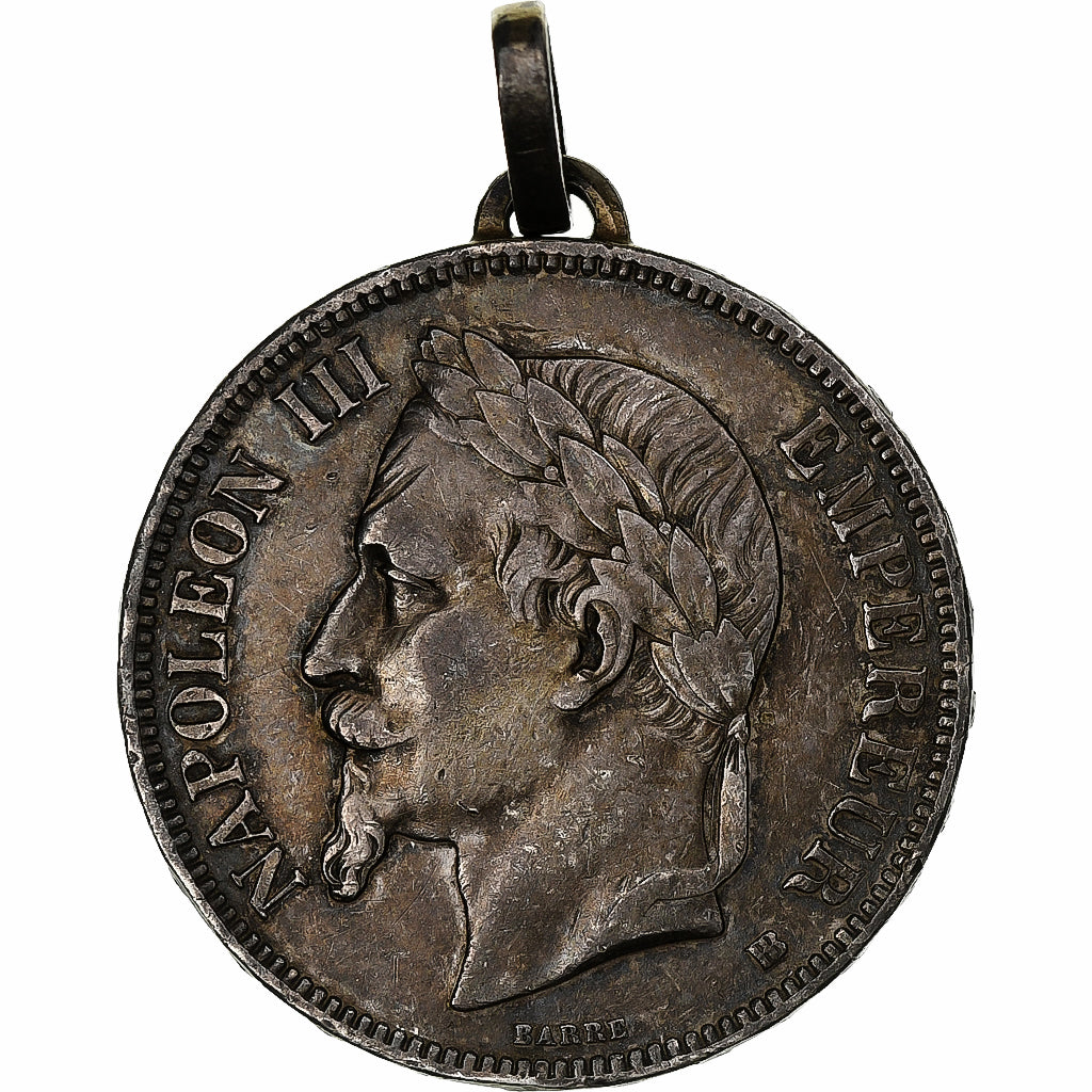 France, Napoléon III, 5 Francs, 1868, Strasbourg, Argent, TB+, Gadoury:739
