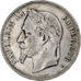 France, Napoleon III, 5 Francs, 1869, Strasbourg, Silver, VF(30-35)