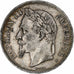 France, Napoléon III, 5 Francs, 1870, Paris, Argent, TB+, Gadoury:739, KM:799.1