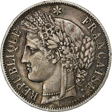 Frankrijk, 5 Francs, Cérès, 1851, Paris, Zilver, ZF+, Gadoury:719, KM:761.1