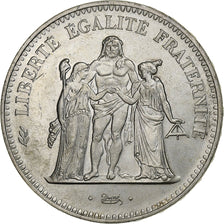 France, 50 Francs, Hercule, 1974, Hybrid issue, Silver, AU(50-53), Gadoury:882a