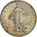 France, 2 Francs, Semeuse, 1919, Paris, Silver, MS(63), Gadoury:532, KM:845.1
