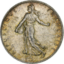 Francia, 2 Francs, Semeuse, 1915, Paris, Argento, SPL, Gadoury:532, KM:845.1