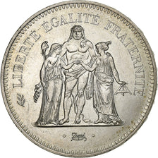 Frankrijk, 50 Francs, Hercule, 1974, Paris, Zilver, PR+, Gadoury:882, KM:941.1