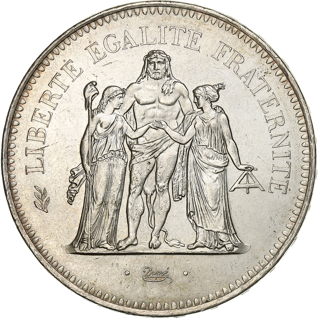 Francia, 50 Francs, Hercule, 1976, Paris, Argento, SPL-, Gadoury:882, Le
