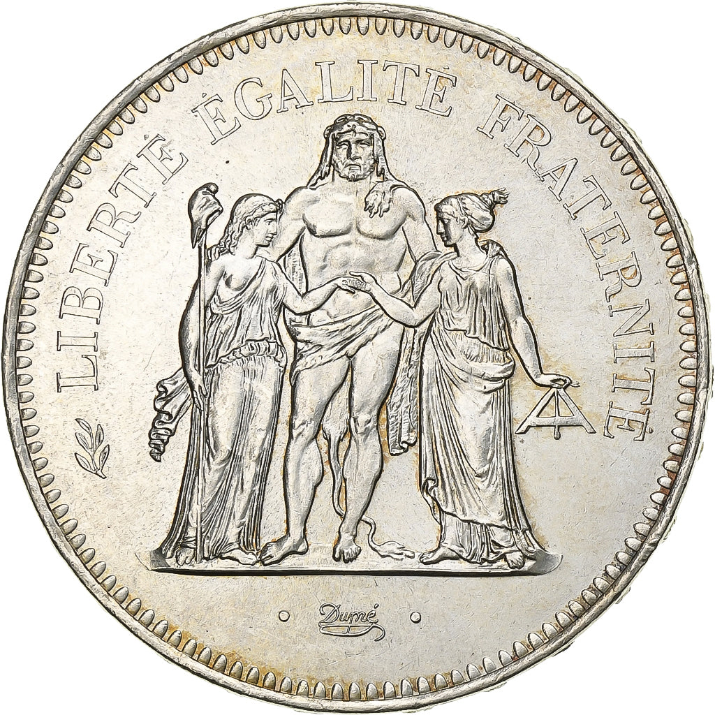 Francia, 50 Francs, Hercule, 1978, Paris, Argento, SPL, Gadoury:882, KM:941.1