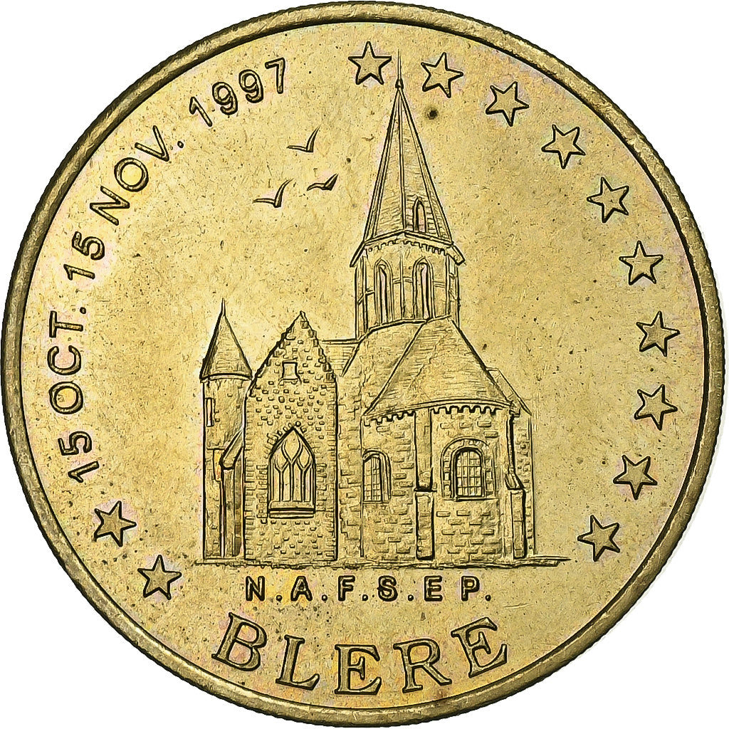 France, Euro, Euro des Villes, 1997, Tours et de Touraine - Bléré, AU(55-58)