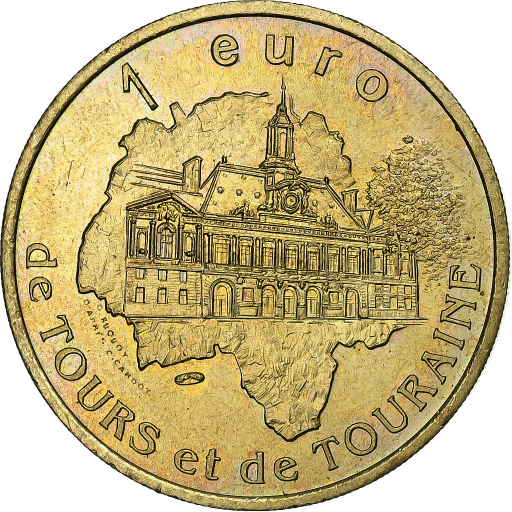 France, Euro, Euro des Villes, 1997, Tours et de Touraine - Loches, AU(55-58)