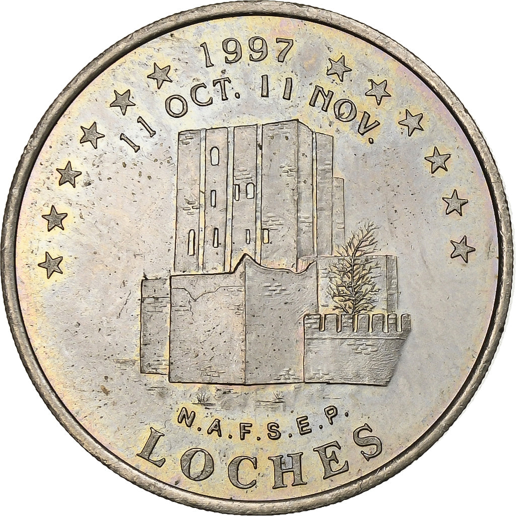 France, 2 Euro, Euro des Villes, 1997, Tours et de Touraine - Loches, AU(55-58)