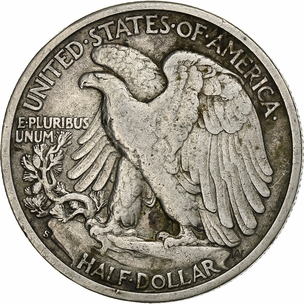 Vereinigte Staaten, Half Dollar, Liberty Walking, 1943, San Francisco, Silber