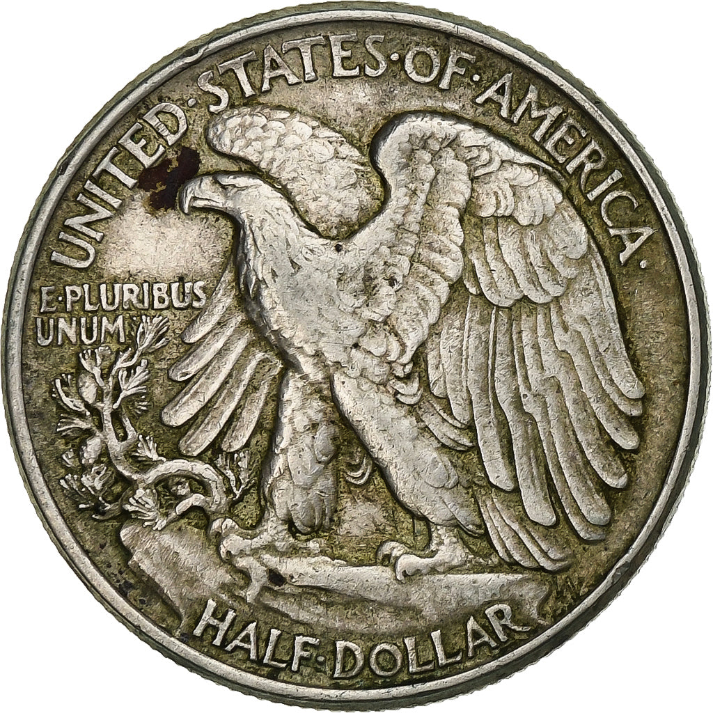 Verenigde Staten, Half Dollar, 1943, Philadelphia, Zilver, ZF, KM:142