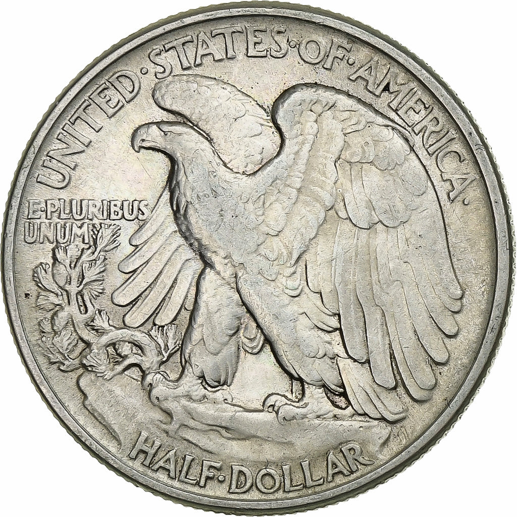 Verenigde Staten, Half Dollar, Walking Liberty Half Dollar, 1945, U.S. Mint
