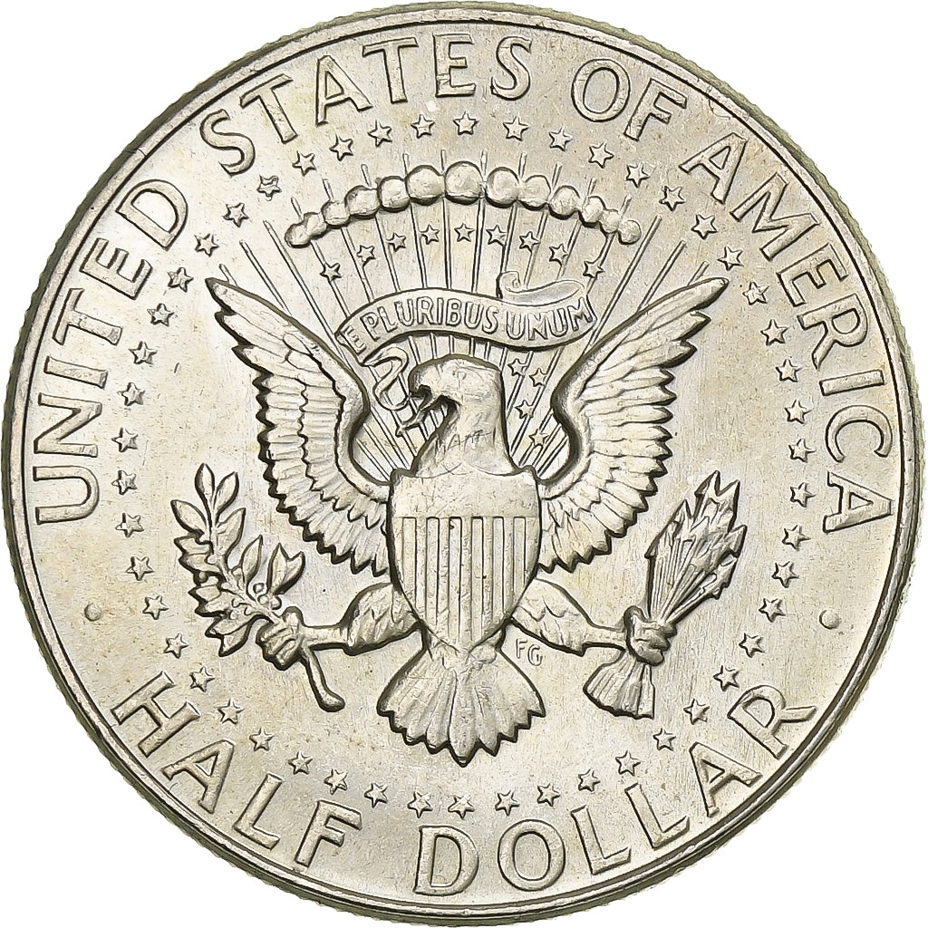 États-Unis, Half Dollar, Kennedy Half Dollar, 1964, U.S. Mint, Argent, SPL