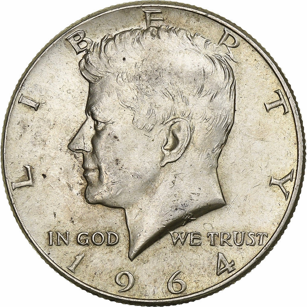 États-Unis, Half Dollar, Kennedy Half Dollar, 1964, U.S. Mint, Argent, SUP