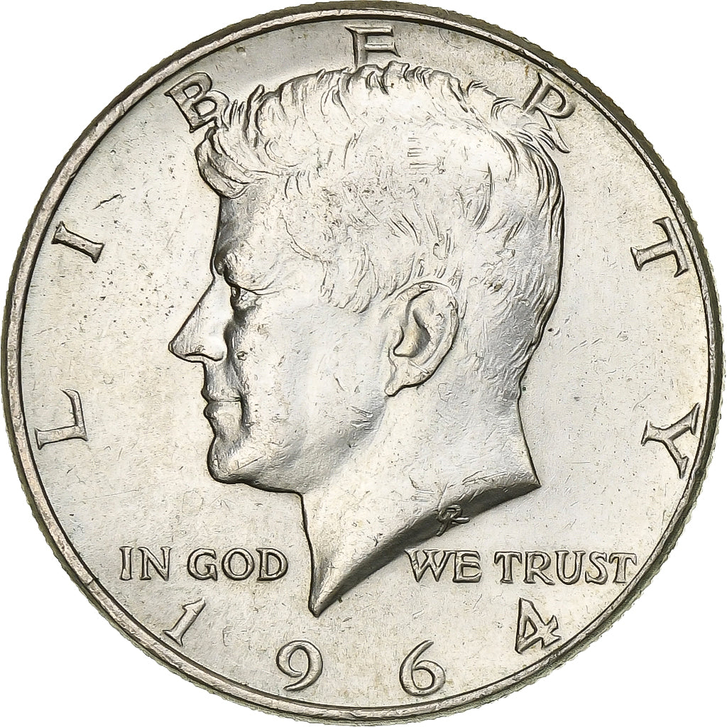 Vereinigte Staaten, Half Dollar, Kennedy Half Dollar, 1964, U.S. Mint, Silber
