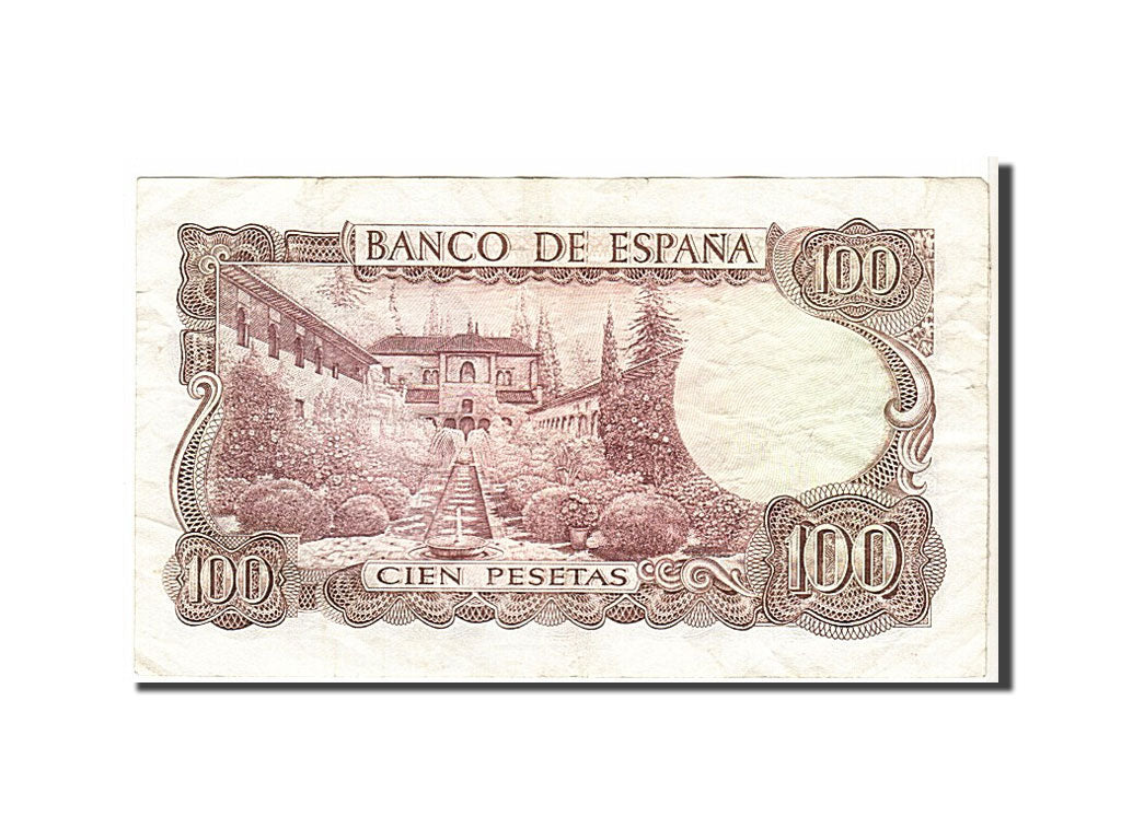 Billet, Espagne, 100 Pesetas, 1970, TB
