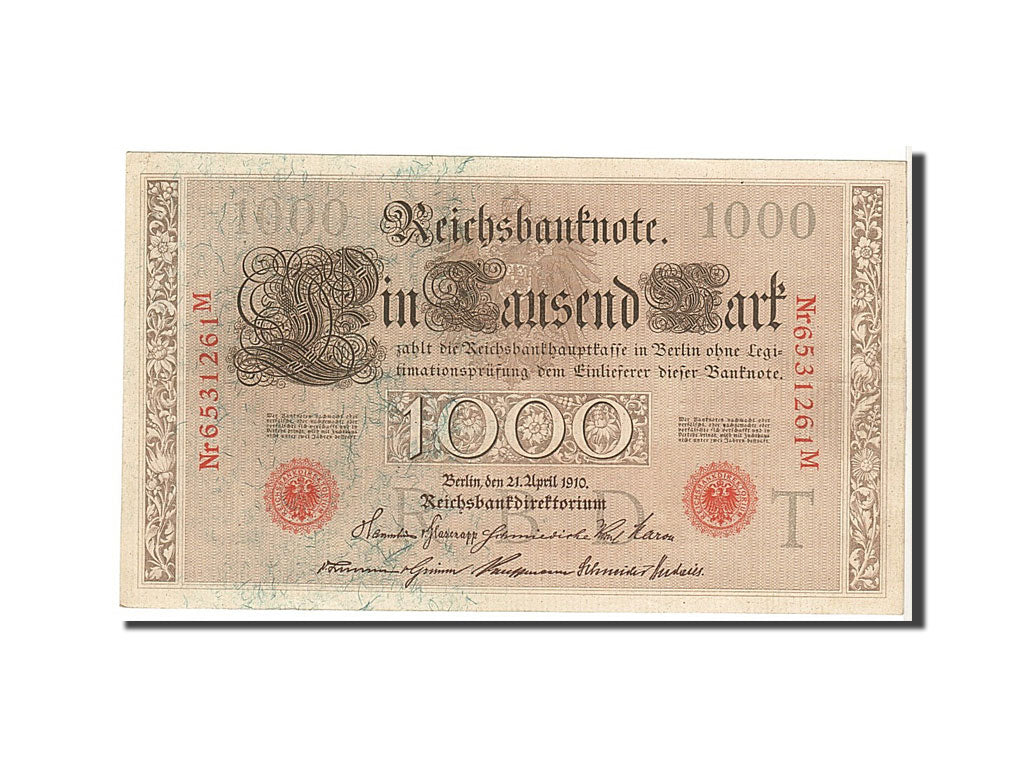 Billet, Allemagne, 1000 Mark, 1910, KM:44b, SUP