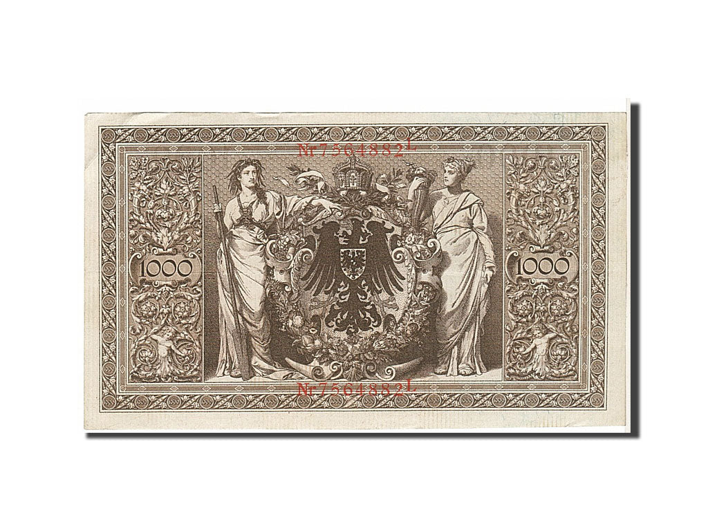 Billet, Allemagne, 1000 Mark, 1910, KM:44b, TTB+
