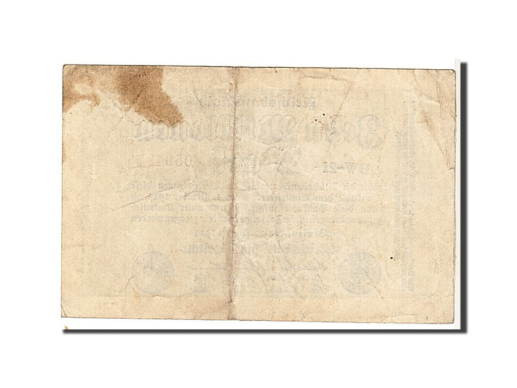 Billet, Allemagne, 10 Millionen Mark, 1923, TB
