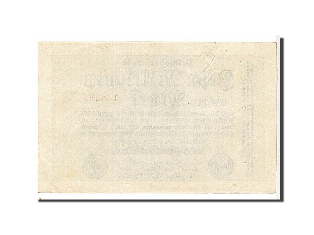 Billet, Allemagne, 10 Millionen Mark, 1923, KM:106c, TTB