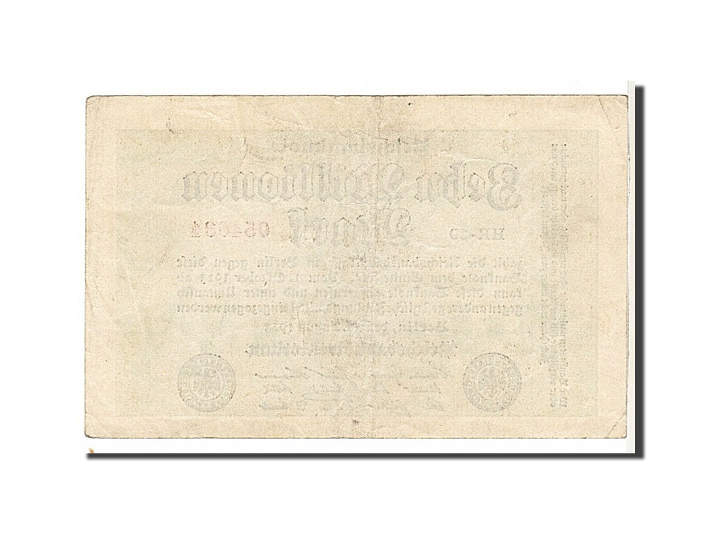 Billet, Allemagne, 10 Millionen Mark, 1923, KM:106c, TTB