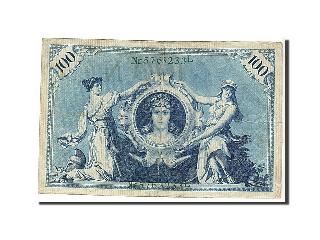 Billet, Allemagne, 100 Mark, 1908, TB