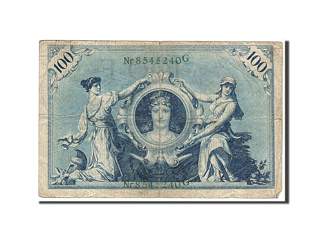 Billet, Allemagne, 100 Mark, 1908, TB