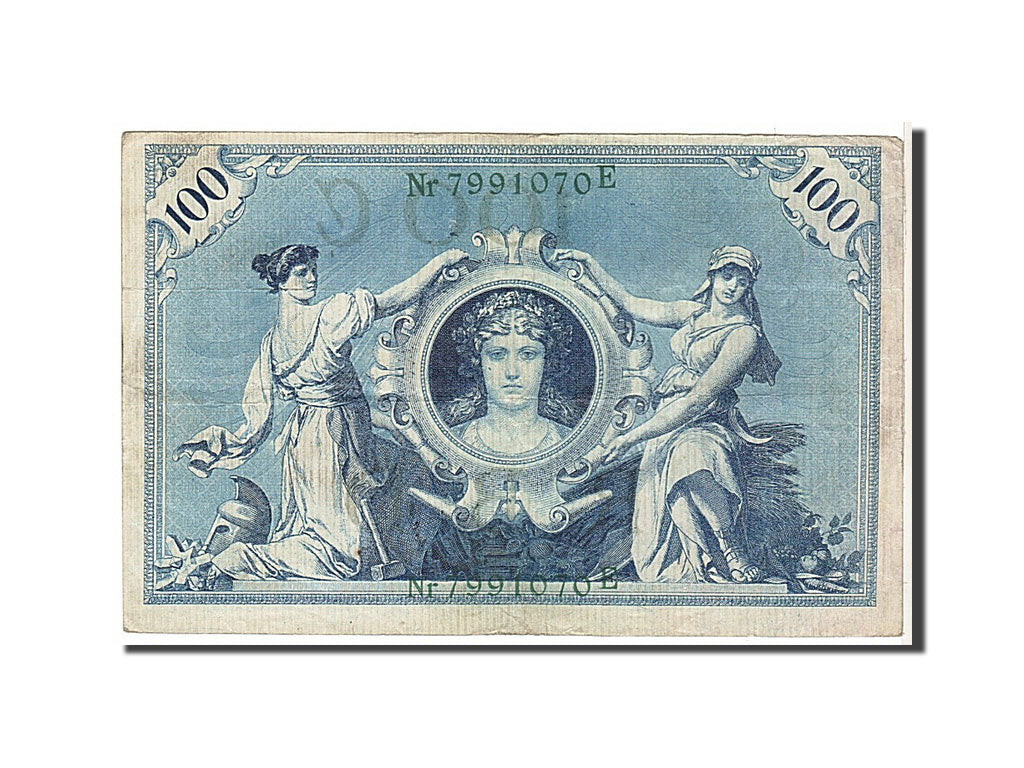 Banknote, Germany, 100 Mark, 1908, KM:34, AU(50-53)