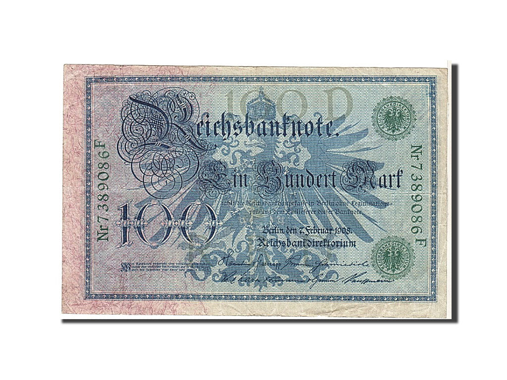 Banknote, Germany, 100 Mark, 1908, KM:34, EF(40-45)