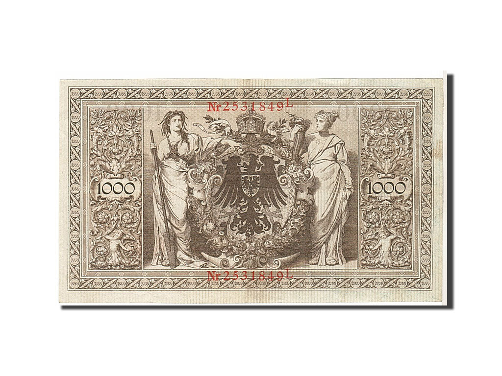 Billet, Allemagne, 1000 Mark, 1910, KM:44b, TTB+