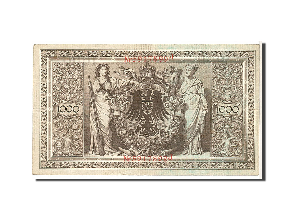 Billet, Allemagne, 1000 Mark, 1910, KM:44b, TTB+