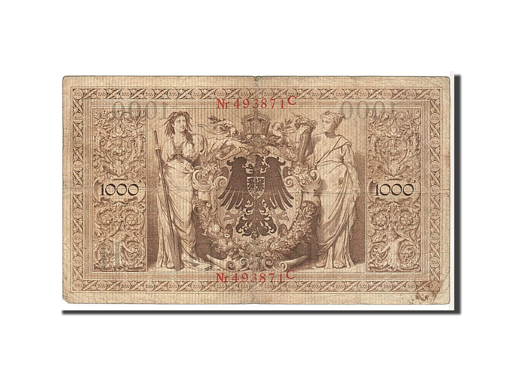 Billet, Allemagne, 1000 Mark, 1910, TB+